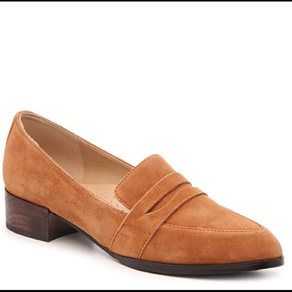 Tianna leather loafers in camel